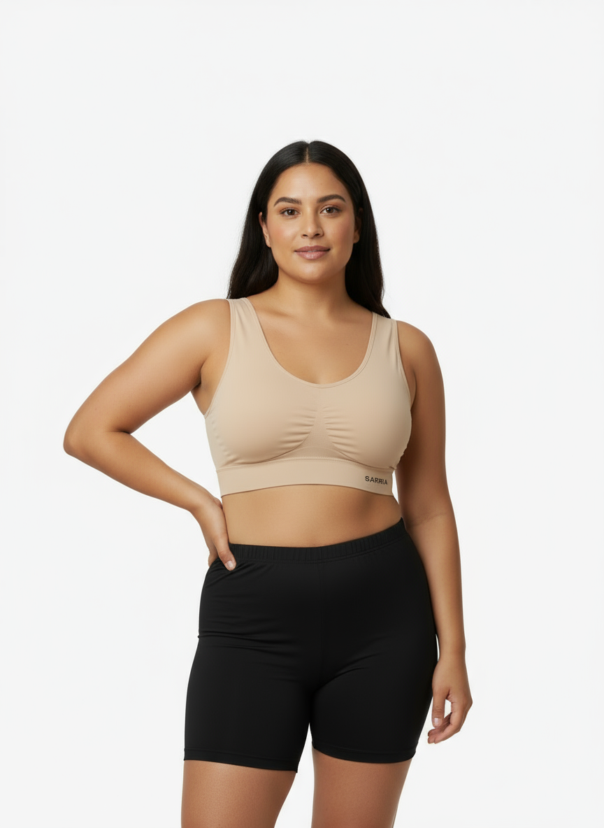 3-pack BH i bambu med kortare band